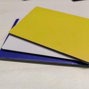 China 1250mm *3050mm PE Aluminum Composite Panel For Curtain Wall Eaves Indoor Shelter factory