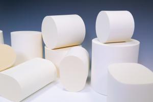 China Alumina Ceramic Substrate , 400CPSI Cellular Ceramic Catalyst Supports factory