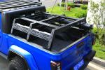 Universal 4x4 Adjustable Pick Up Truck Bed Rack Silver Sport Roll Bar for Ford