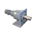 Foot Mounted Inline Planetary Gear Reducer Gearbox With Motor