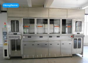 China Automatical Ultrasonic Parts Cleaners Six Tanks Ultrasonic Cleaner For Auto Parts factory