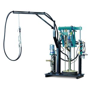 China Manual Two Pumps Two Component Sealant Sealing Spreading Machine on sale