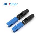 Fiber Optic Fast Connector SC UPC For FTTH Drop Cable Field Termination