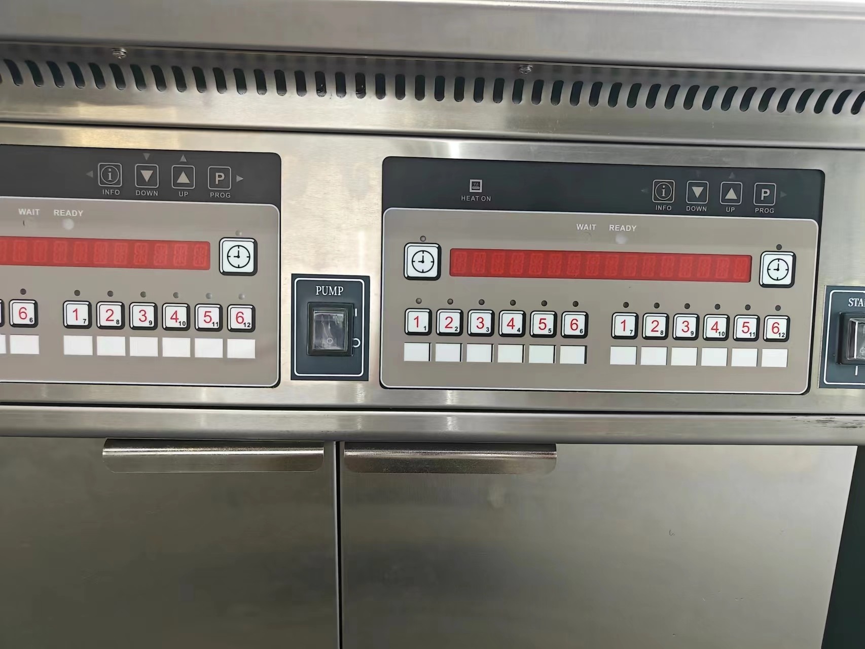 Auto Lift Electric Double Pots 28KW Chips Open Fryer With Oil Filter System
