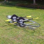 Transparent 2 Person Touring Kayak , 6mm Hull Clear Bottom Canoe With Equalizing