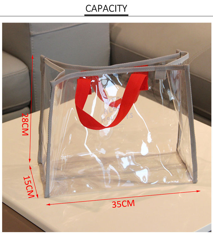 Security Work Tote Shoulder Womens PVC Handbags