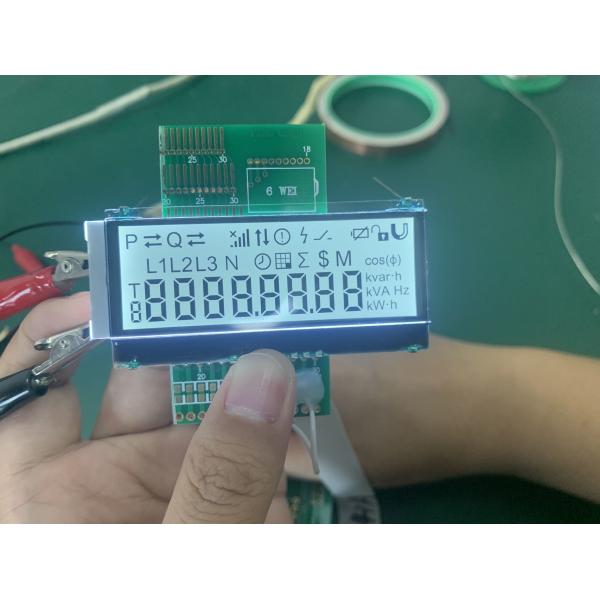 Transflective Custom LCD Display TN STN HTN 7 Sgement LCD Display For Electronic