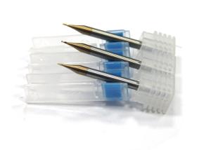 China Carbide Micro End Mills / Tungsten Carbide Micro Size Endmill for CNC AlTiN or TiSiN Coating factory