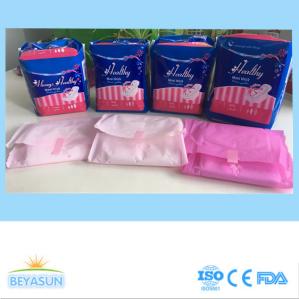 China All Natural Feminine Cotton Ladies Sanitary Napkins For Heavy Periods With Function Anion factory