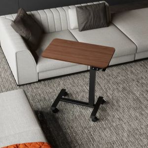 Wireless Rolling Desk Workstation Powered by Battery Pack Offset