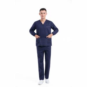 China Hot Sale Anti Wrinkle Washable Soft Nurse Scrubs Hospital Medical Scrubs Women Nursing Top Jogger Scrubs Uniforms Sets factory