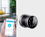 Wooden Doors Compact Smart Fingerprint Lock Remote To Unlock By Mobile APP