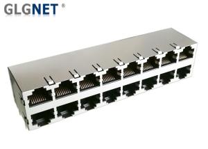 China 2x8 Stacked RJ45 Without Magnetics factory