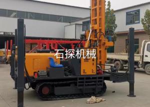 China 350 Meters 92kw Crawler Mounted Drill Rig Yuchai Engine Large Pneumantic factory
