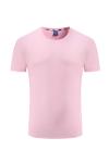 Pink Color 160gsm All Cotton Tee Shirts For Women