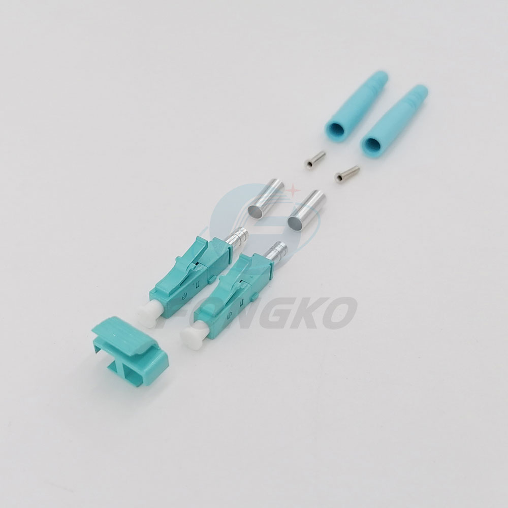 Fiber Optical Connector Kit Lc/UPC FTTH FTTX OM3 Duplex 3.0mm Fiber Optic Connector