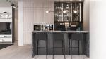 One-Stop Designs Factory Customized High Gloss Kitchen Cabinet Sets For Villa