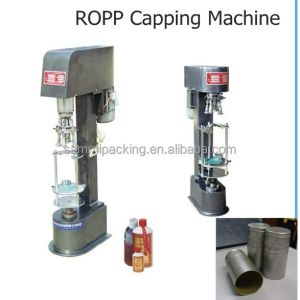High Quality Aluminum Lid Capping Machine Metal Cover Ropp Capping Machine for