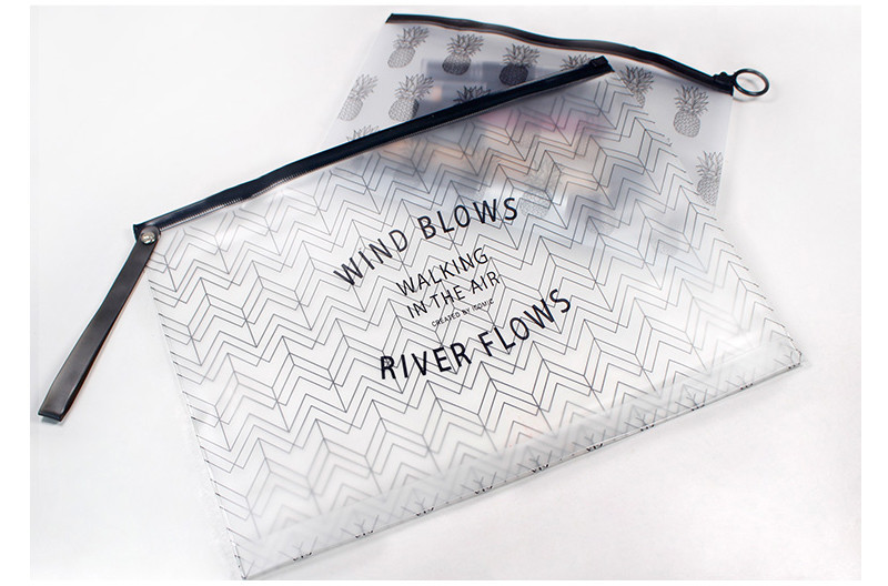 Women Portable 30*22CM Cartoon PVC Makeup Bag