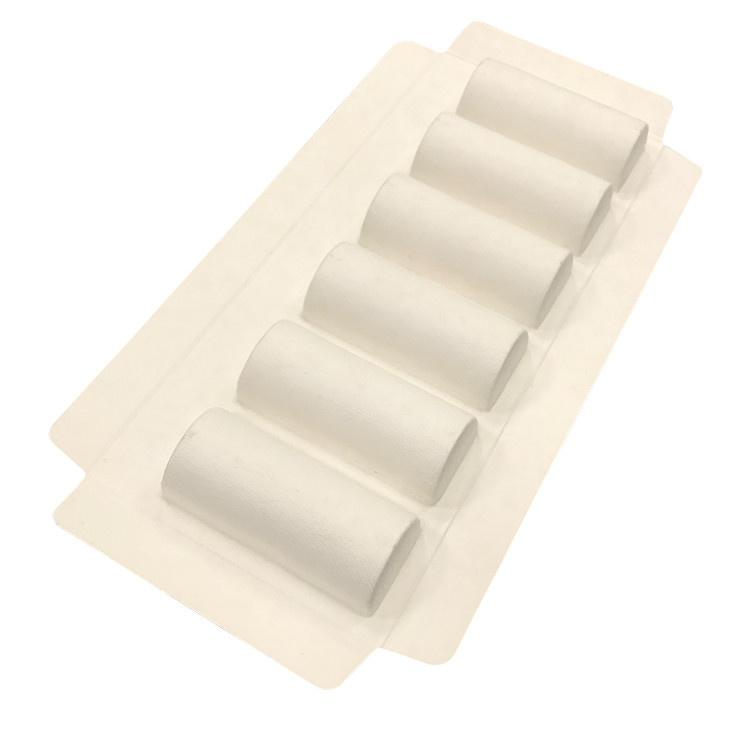 Bottle Packaging Wet Press Tray Sugarcane Pulp Recycled Material