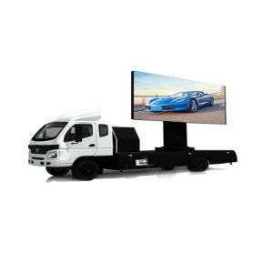 China Mobile Advertising Trailer LED Display , Electronic Billboard LED Display P4mm on sale