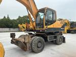 ORIGINAL Hyundai 210w-9s Used Wheel Excavator 21 Ton with 1214 Working Hours in