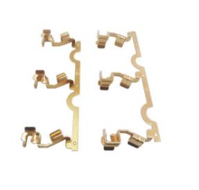 China OEM Copper Stamping Parts , Metal Stamping Components Plating Anodizing Finish factory