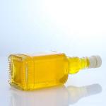350ml 500ml Screw Cap Flint Glass Transparent Bottle for Whisky Vodka Champagne
