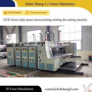 High Speed Corrugated Carton Flexo Printing Machine