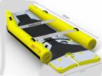 Small Kayak Inflatable PVC Power Sailing Ce Light Weight Catamaran Sailboat