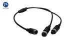 Waterproof Male To Female 4 Pin S Video Cable For Night Vision Surveillance CCTV