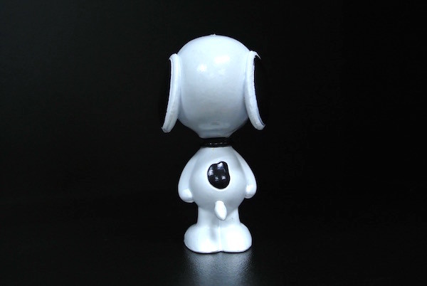 3 Inch Tall Plastic Toy Figures Snoopy Figurines Collection White Color