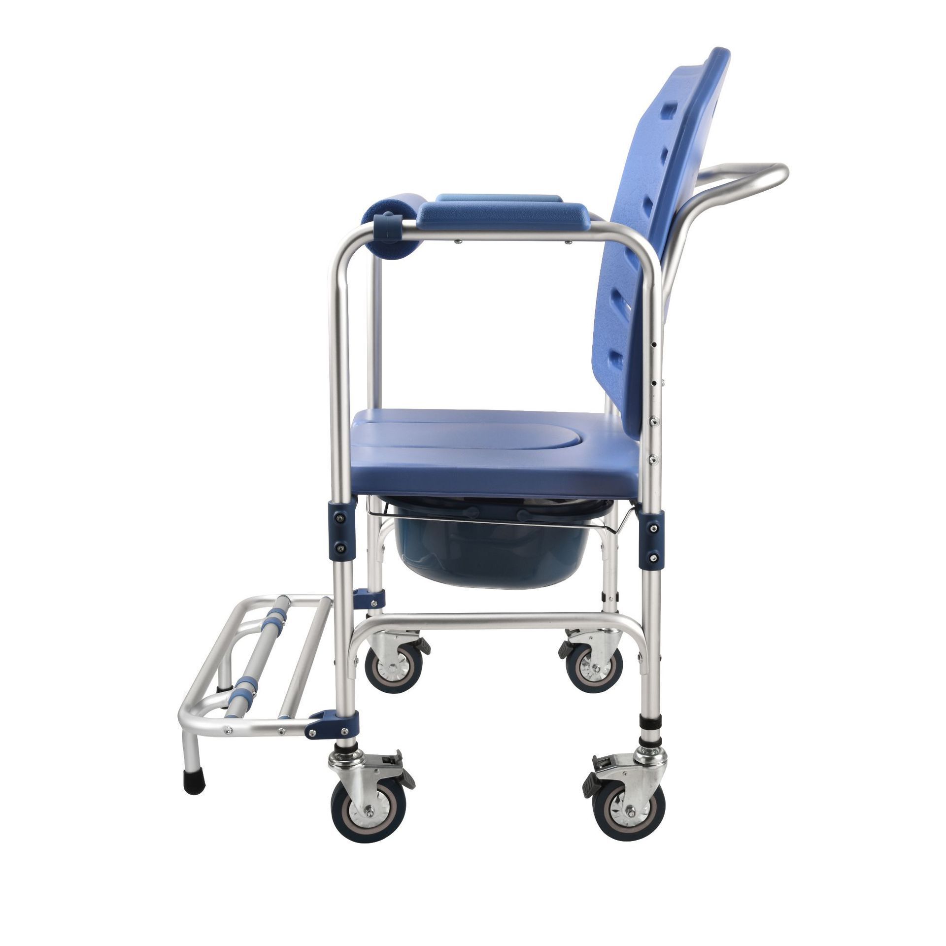China wheelchair with toilet seat factory