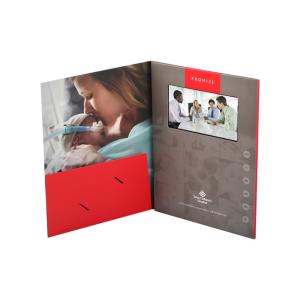 China Advertisement Lcd Video Business Cards With Pokect factory