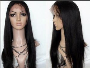 China Smooth And Luster Natural Human Hair Front Lace Wigs For Women factory