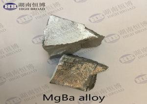 China MgBa5 MgBa10 MgBa Alloy Magnesium Barium Alloy For Grain Refine Improve Casting Performance factory