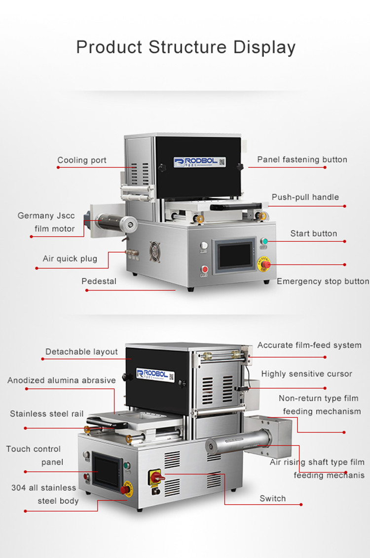 Vacuum Seal Packaging Machine 304 Stainless Steel Modified Atmosphere Packaging
