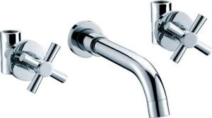 China Wall Mount Bathroom Sink Faucet Ceramic Basin faucet factory