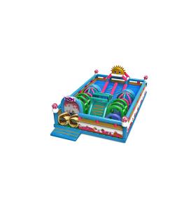 China Customized IP Colorful Children Fun Park Inflatable Slide Bouncy factory