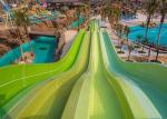 Aquatic Paradise Outdoor Big Water Slides 9 - 35 M Platform Height For Amusement