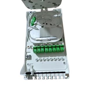 China Optical Termination with 1*8 Splitter Fiber Optic Distribution Box in 235*125*50 Size factory