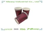 7 Ounce 220ML Hot Paper Cups For Tea / Milk , Disposable Coffee Paper Cup