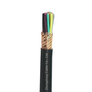 China Fire Resistant Power Control Cable 450 V 750V KVV 3 4 10 12 21 24 Core Grease Resistant factory