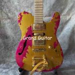 Custom Flamed Maple neck alder body HSH pickup locking tuner stainless steel