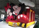 Mickey Mouse Blow Up Commercial Bounce House 20 Kids Capacity Lighweight