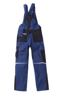 China Adjustable Braces Cotton Bib Pants With Reinforced Ruler Pocket factory