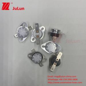 China KSD Pin Type Metal Expansion Manual Reset KSD301 Bimetal Thermostat , Electric Appliances Thermal Cutoff Fuse factory