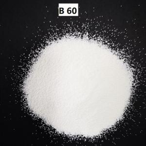 China Size B60 Ceramic Blasting Media 0.3mm Zirconia Beads For Devices Surface Treatment factory