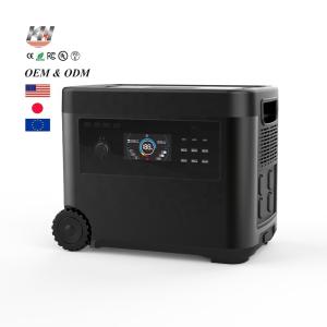 China 2500 W Phone Charge Wireless Energy Storage Battery / Outdoor 3000W D5 2000W Portable 2000Wh Power Station with Solar Panel factory