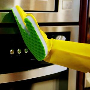 China PU Sponge Cleaning Gloves Dishwashing Sponge Gloves For Household Work factory